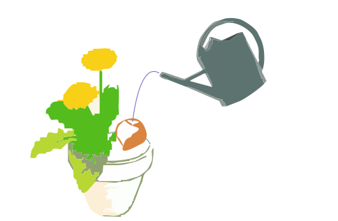 Oyas, arroseur malin à planter arrosage