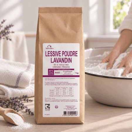Lessive poudre lavandin