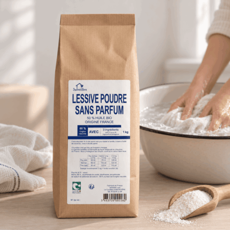 Lessive poudre sans parfum
