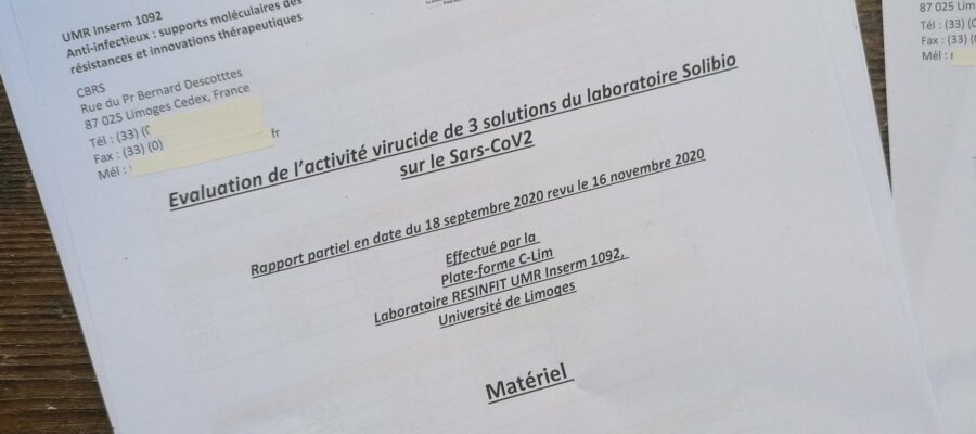 2020: développement et accélération du Solibacter pour répondre à la demande pressante de la Région. Plusieurs centaines de milliers de litres seront ainsi produits et expédiés à travers toute la France.