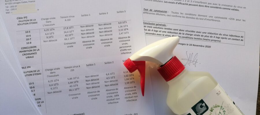 2020: développement et accélération du Solibacter pour répondre à la demande pressante de la Région. Plusieurs centaines de milliers de litres seront ainsi produits et expédiés à travers toute la France.