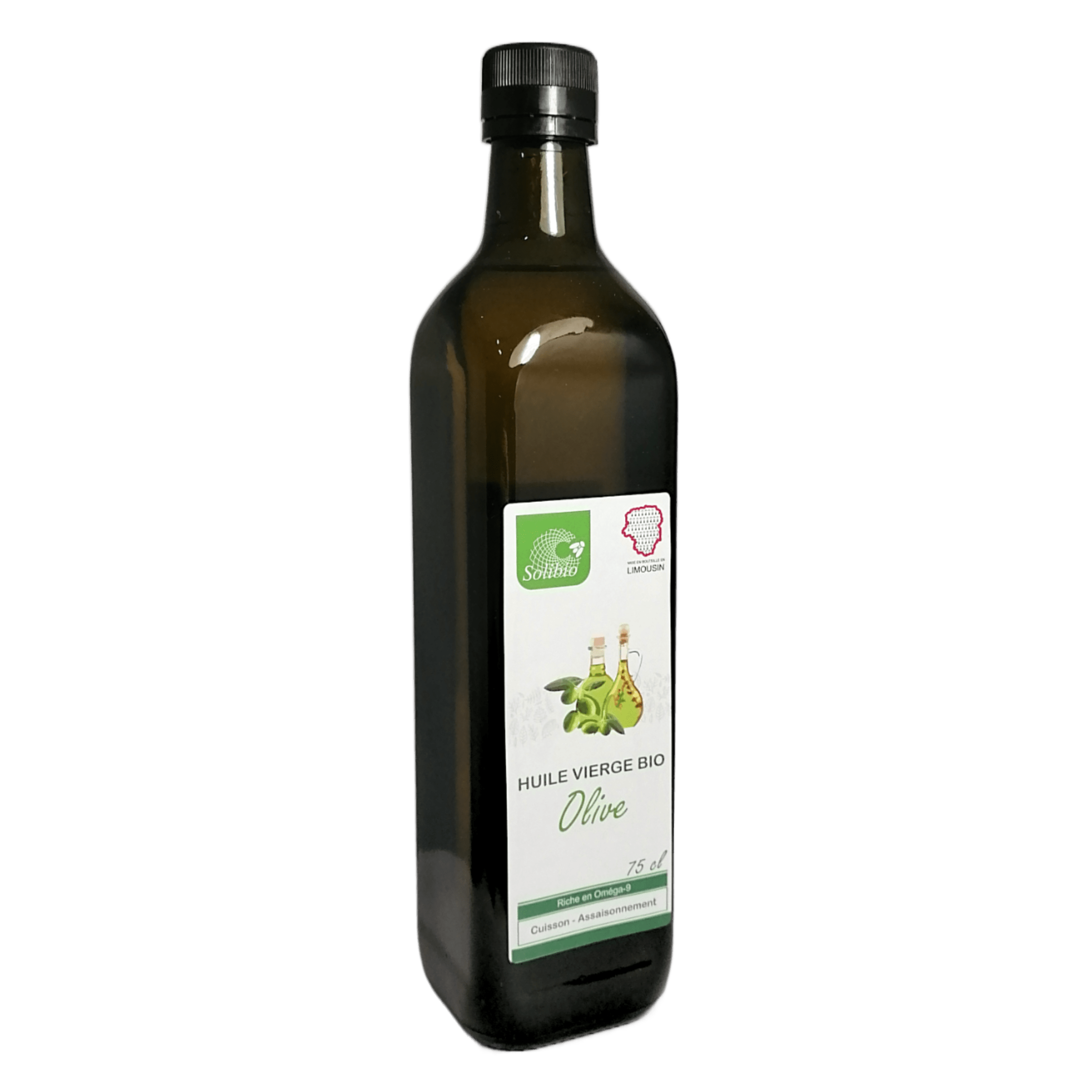 Huile d'olive nouvelle récolte en bouteille de 75 cl : Huiles bio