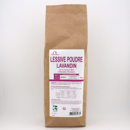 Lessive poudre lavandin
