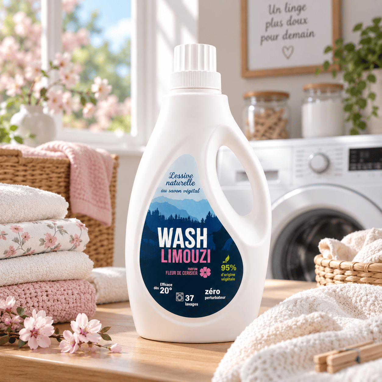 wash fleur cerisier